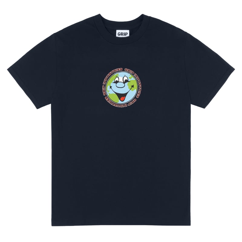 【CLASSIC GRIP】 GRIP INDUSTRIES T-SHIRT Navy CLASSIC GRIP GRIP INDUSTRIES TEE - NAVY | BOTT