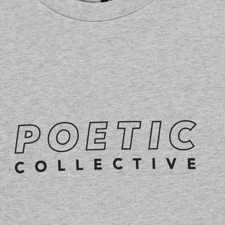 POETIC COLLECTIVE LOOSE FIT TEE - GREY