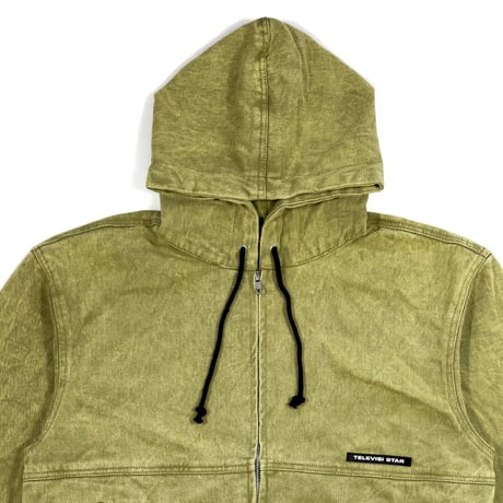 TELEVISISTAR DENIM JACKET - OLIVE DENIM WASHED