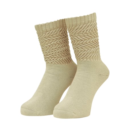 WHIMSY LOOSE GUARGE RIB SOCKS