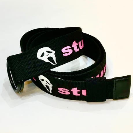 STUNT GHOSTFACE BELT BLACK / PINK