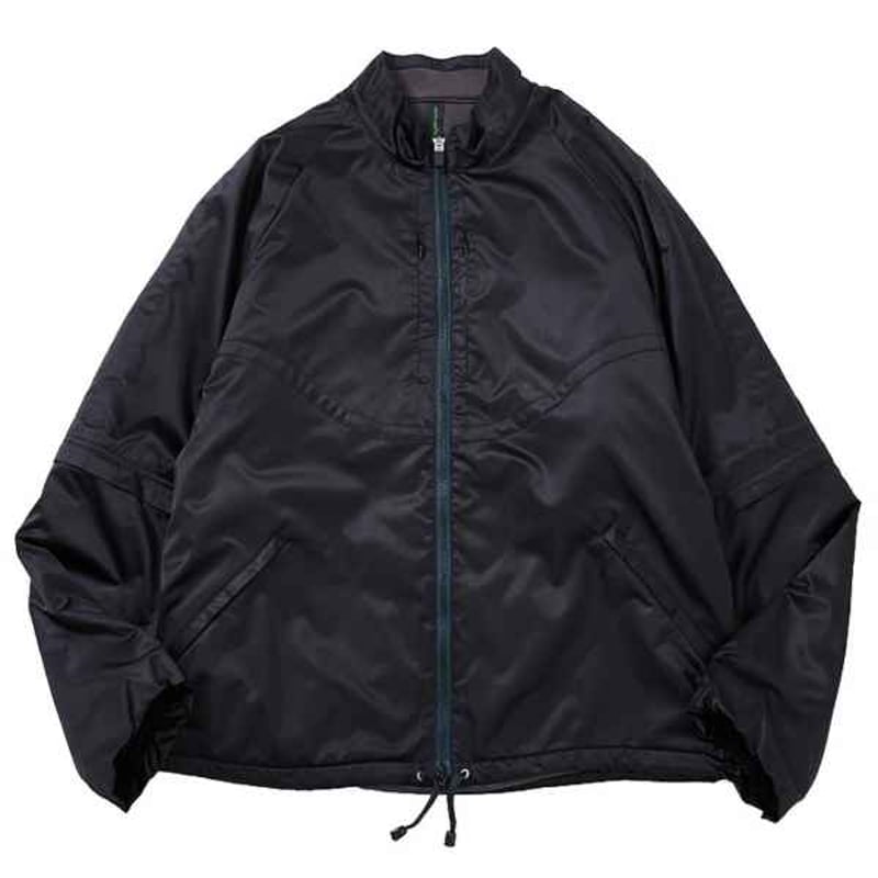 ジャケット・アウター rajabrooke 2WAY WINDBREAKER RAJABROOKE 2WAY WINDBREAKER - BLACK | BOTTOM LINE