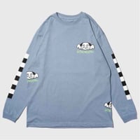 DEMARCOLAB I MISS YOU DOGGIE L/S TEE - STEEL