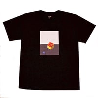 JHAKX "BLUE STAR KACHINA" TEE - BLACK