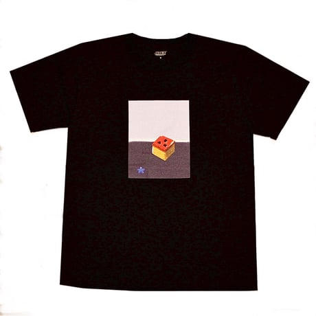 JHAKX "BLUE STAR KACHINA" TEE - BLACK