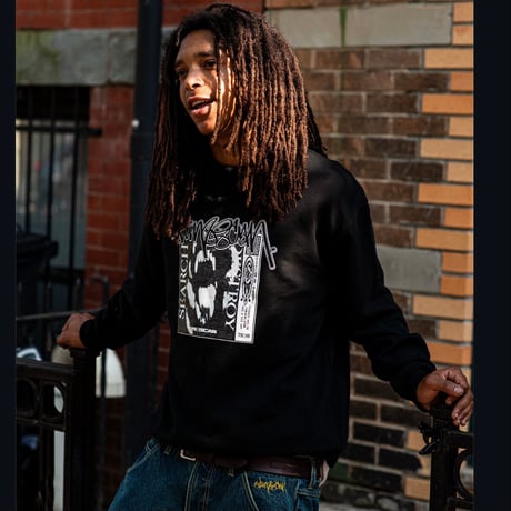 TIMESCAN SEARCH & DESTROY CREWNECK - BLACK