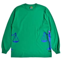 BEDLAM SCALEY MAN GREEN L/S TEE - I,GREEN
