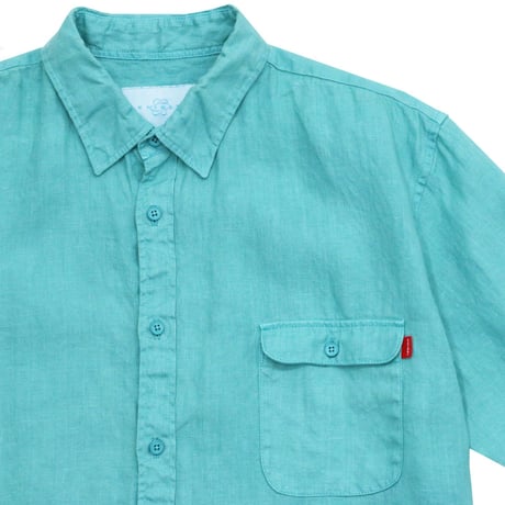 WHIMSY   MANTRA HEMP DYED S/S SHIRT -  EMERALD