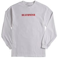 DEATHWISH DRIVER L/S TEE-WHITE