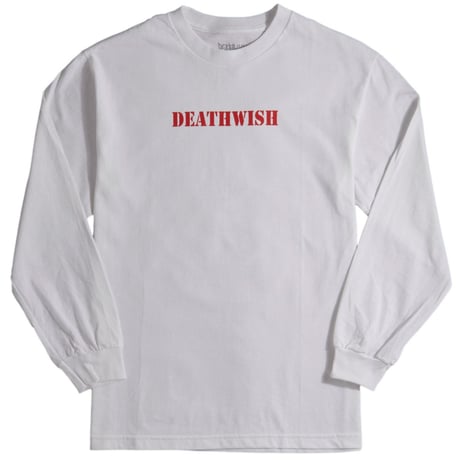 DEATHWISH DRIVER L/S TEE-WHITE