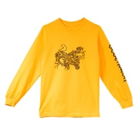 DEATHWISH STRICTLY L/S TEE - YELLOW