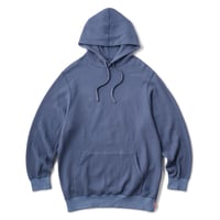 HELLRAZOR THERMAL PULL OVER HOODIE - GREY BLUE