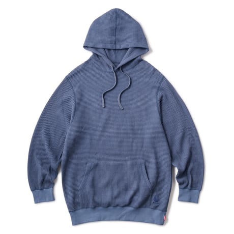 HELLRAZOR THERMAL PULL OVER HOODIE - GREY BLUE