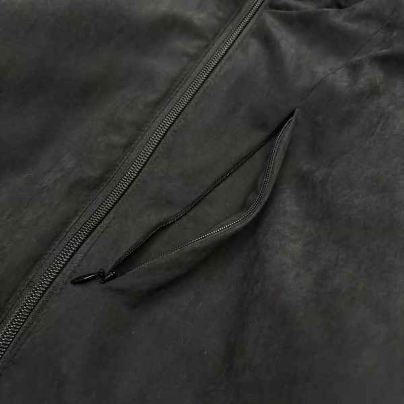 BEDLAM FAUXSUEDE BOOM JACKET - BLACK | BOTTOM LINE