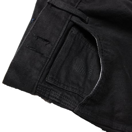 BAGGIE OVER DYE DENIM PANTS - BLACK