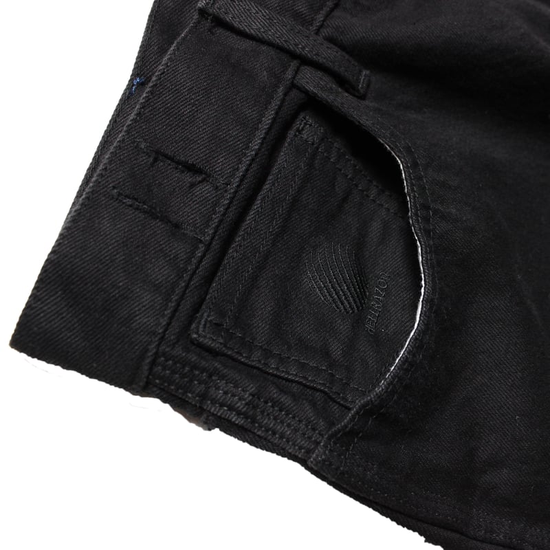 BAGGIE OVER DYE DENIM PANTS - BLACK | BOTTOM LINE