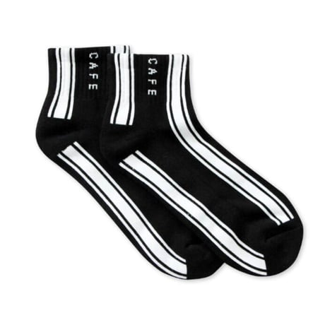 SKATEBOARD CAFE STRIPESOCKS LO - BLACK/WHITE