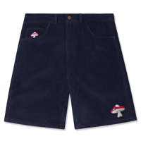 BUTTER GOODS X SMURFS MUSHROOM CORDUROY SHORTS - INDIGO