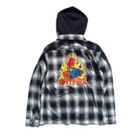 SPITFIRE SPITFIRE DEMONSEED HOODED FLANNEL SHIRT