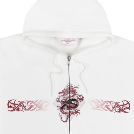 YARDSALE CHARM HOOD - OFFWHITE