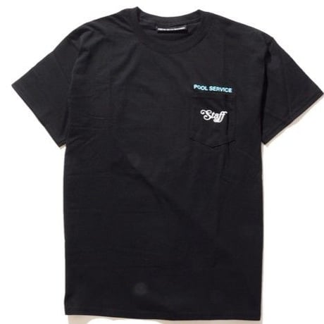 CALL ME 917 POOL SERVICE TEE BLACK