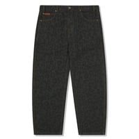 BUTTERGOODS LEOPARD DENIM - BLACK