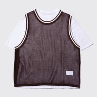 DEMARCOLAB  KNIT BB TOP - BROWN
