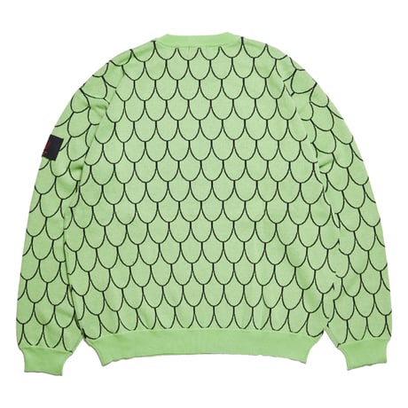 HELLRAZOR VENOM CREWKNIT - LIME