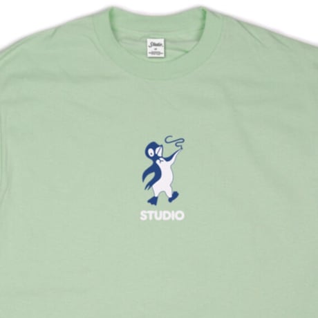 STUDIO SKATEBOARDS LAROCKHOPPER TEE - LOVEBIRD,GREEN