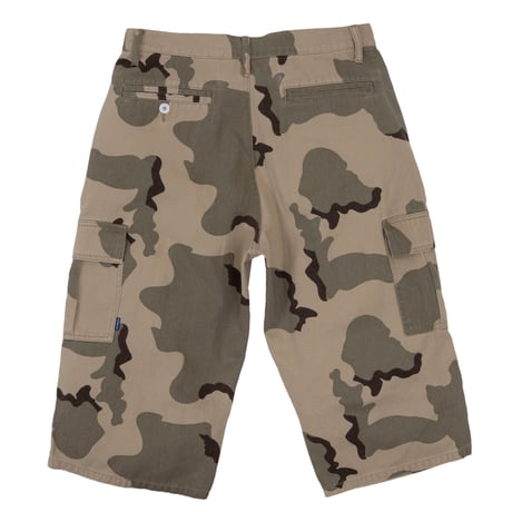 INTERBREED CROPPED CAMOUFLAGE SHORTS - DESERT CAMO