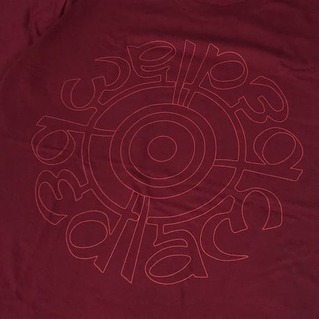 BEDLAM OUTLINE TEE - BERRY