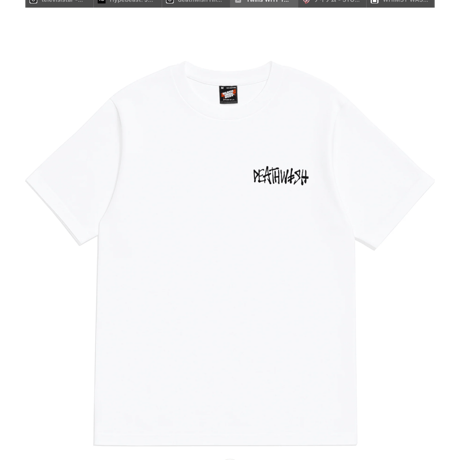 DEATHWISH TWINS TEE - WHITE