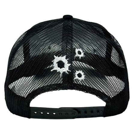 BLEACH USA SHOOTER 6PANEL HAT - BLACK