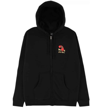 REAL SKATEBOARDS ZIPHOOD - BLACK