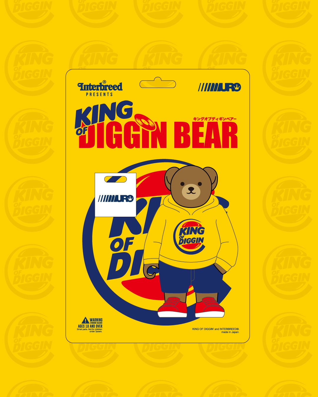 KING OF DIGGIN’ INTERBREED Diggin Bear KING OF DIGGIN'x INTERBREED “King of Diggin' Bear