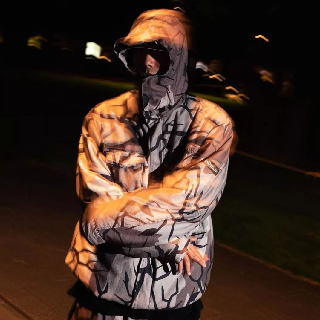 HELLRAZOR M65 CITY TREE CAMO ARMY JACKET - BLAC