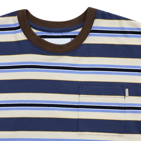 WHIMSY SNAP BORDER TOP - BROWN