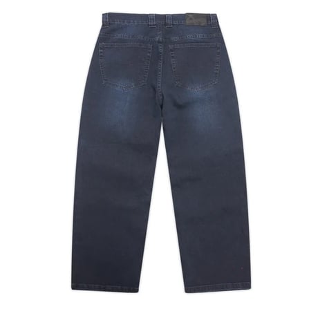 YARDSALE IVORY SLUB JEANS - DARK DENIM