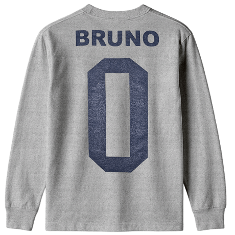 CLASSIC GRIP  BRUNO L/S TEE - H,GREY