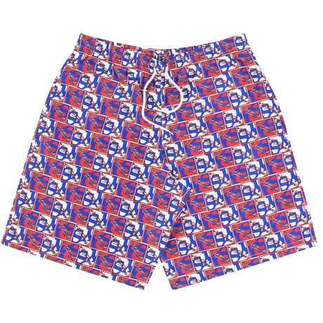 YARDSALE SWIM SHORTS - RED/WHITE/BLUE