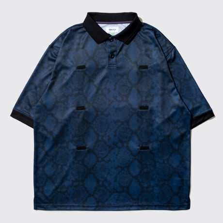 DEMARCOLAB PYTHON KUN S/S POLO - NAVY