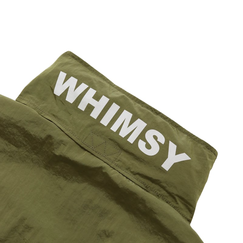WHIMSY ナイロンジャケット Lサイズ オリーブグリーン WHIMSY ALTERNATIVE JACKET - OLIVE | BOTTOM LINE