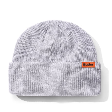 BUTTERGOODS TALL WHARFIE BEANIE - ASH