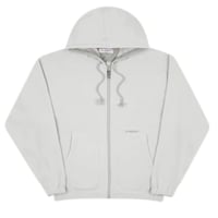 YARDSALE FLEECE ZIP HOOD - SILVER