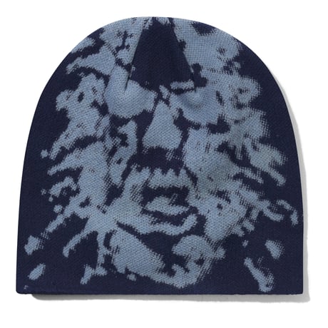 BUTTERGOODS SHOUT SKULLY BEANIE - NAVY