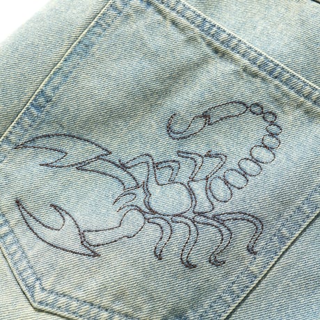 BUTTERGOODS SCORPION STITCH DENIM - L,BLUE