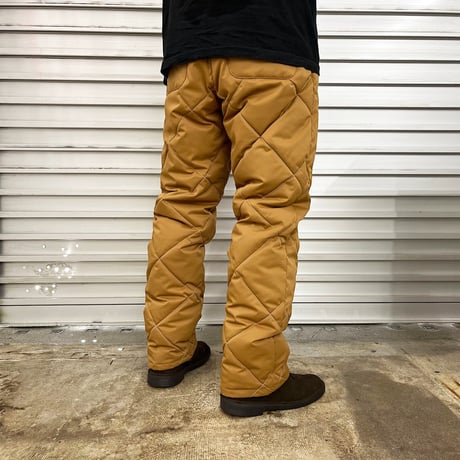 WHIMSY  REFLECTIVE QUILTED DOWN PANTS  -  CAMEL