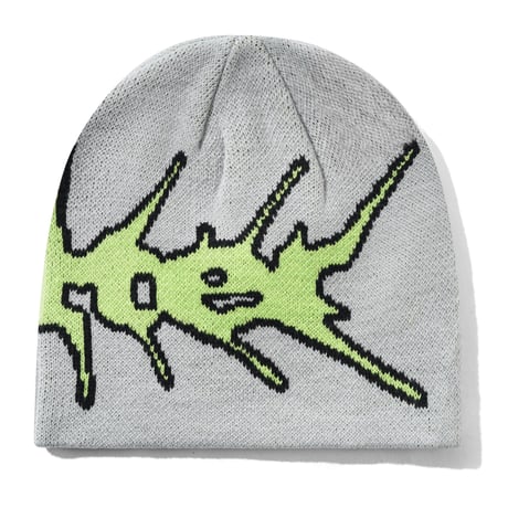 BUTTERGOODS NAIL SKULLY BEANIE - GREY