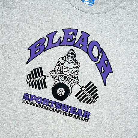 BLEACH USA HEAVYWIGHTS TEE - ASH GREY