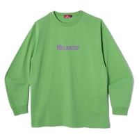 HELLRAZOR BREAKING GLASS L/S TEE - FROG GREEN